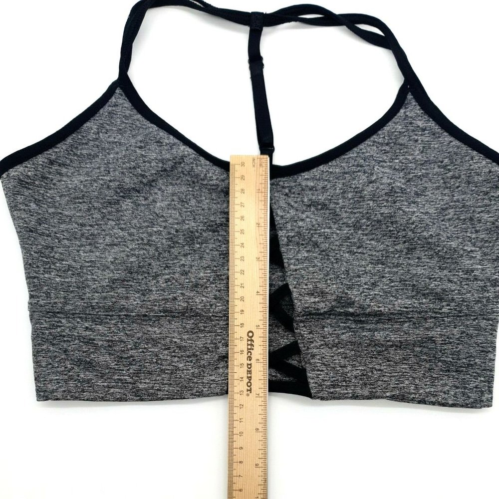 Unbranded Sports Bra Womens Stretch Open Front Laces 32" Bustline Adjustable - Picture 3 of 6